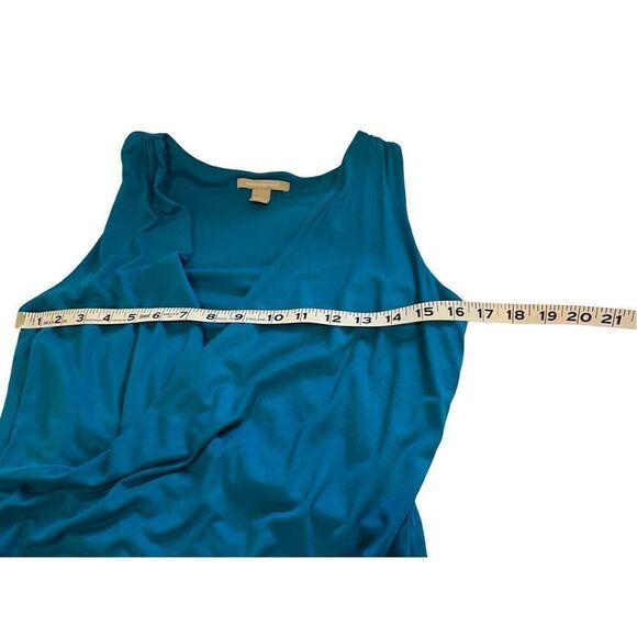 Banana Republic sleeveless aqua bodycon dress with deep V - S - Picture 9 of 9